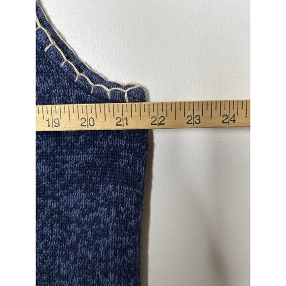 White Stags Women's Sweater Vest Halloween Scarecrow Pumpkin Embroidered Large - Picture 6 of 8